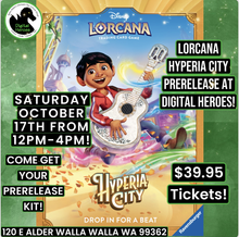 10/17/2026 12:00 PM Disney Lorcana Hyperia City Prerelease Event Ticket