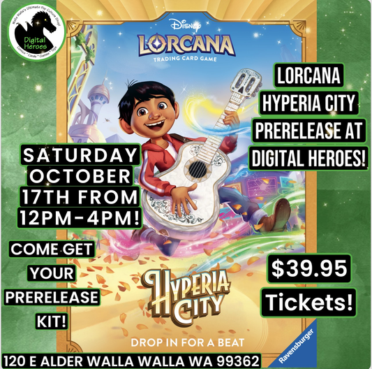 10/17/2026 12:00 PM Disney Lorcana Hyperia City Prerelease Event Ticket