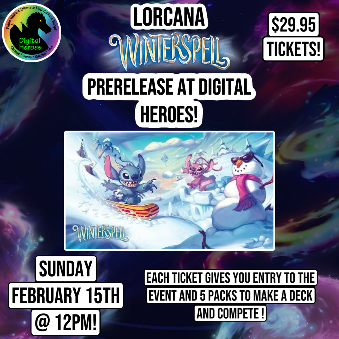 02/15/2026 12:00 PM Disney Lorcana Winterspell Prerelease Ticket
