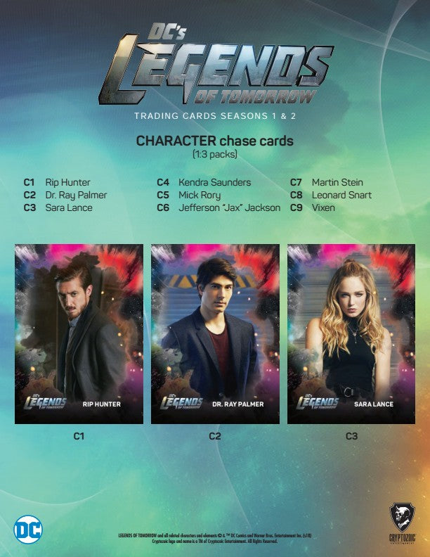 2018 Cryptozoic DC's Legends of Tomorrow Seasons 1 & 2 Hobby Box