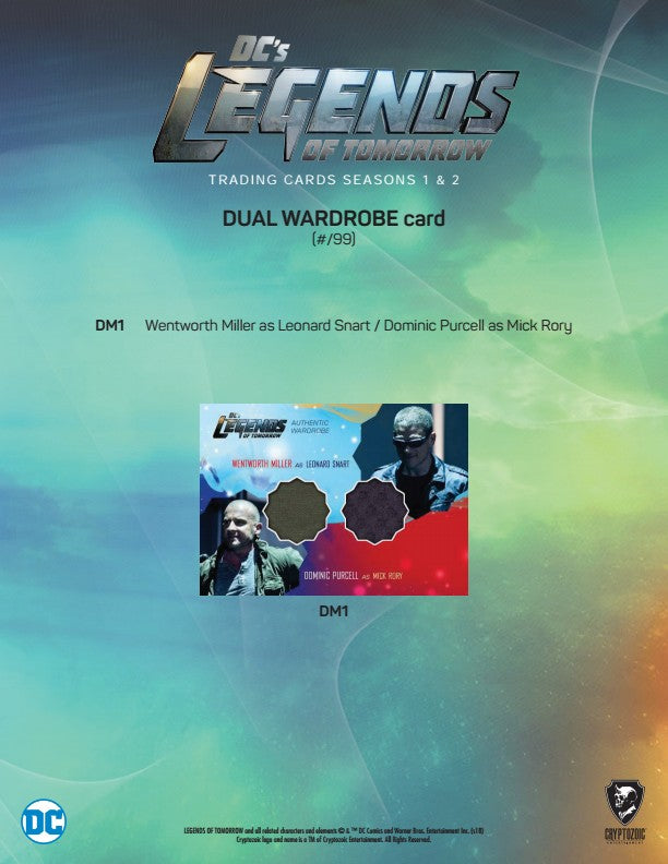 2018 Cryptozoic DC's Legends of Tomorrow Seasons 1 & 2 Hobby Box