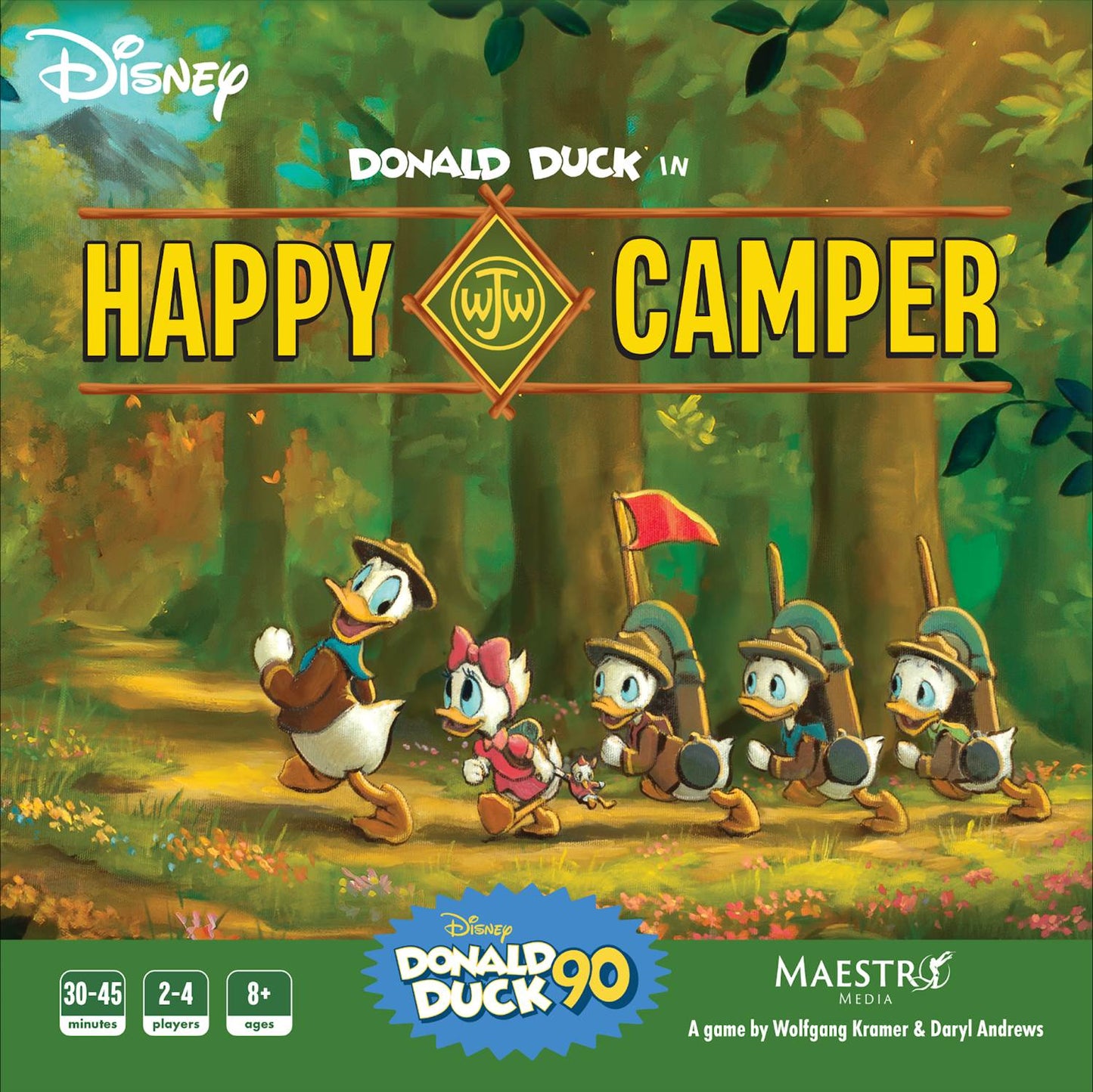 Wald Disney's Donald Duck in Happy Camper - Board Game [Maestro Media]