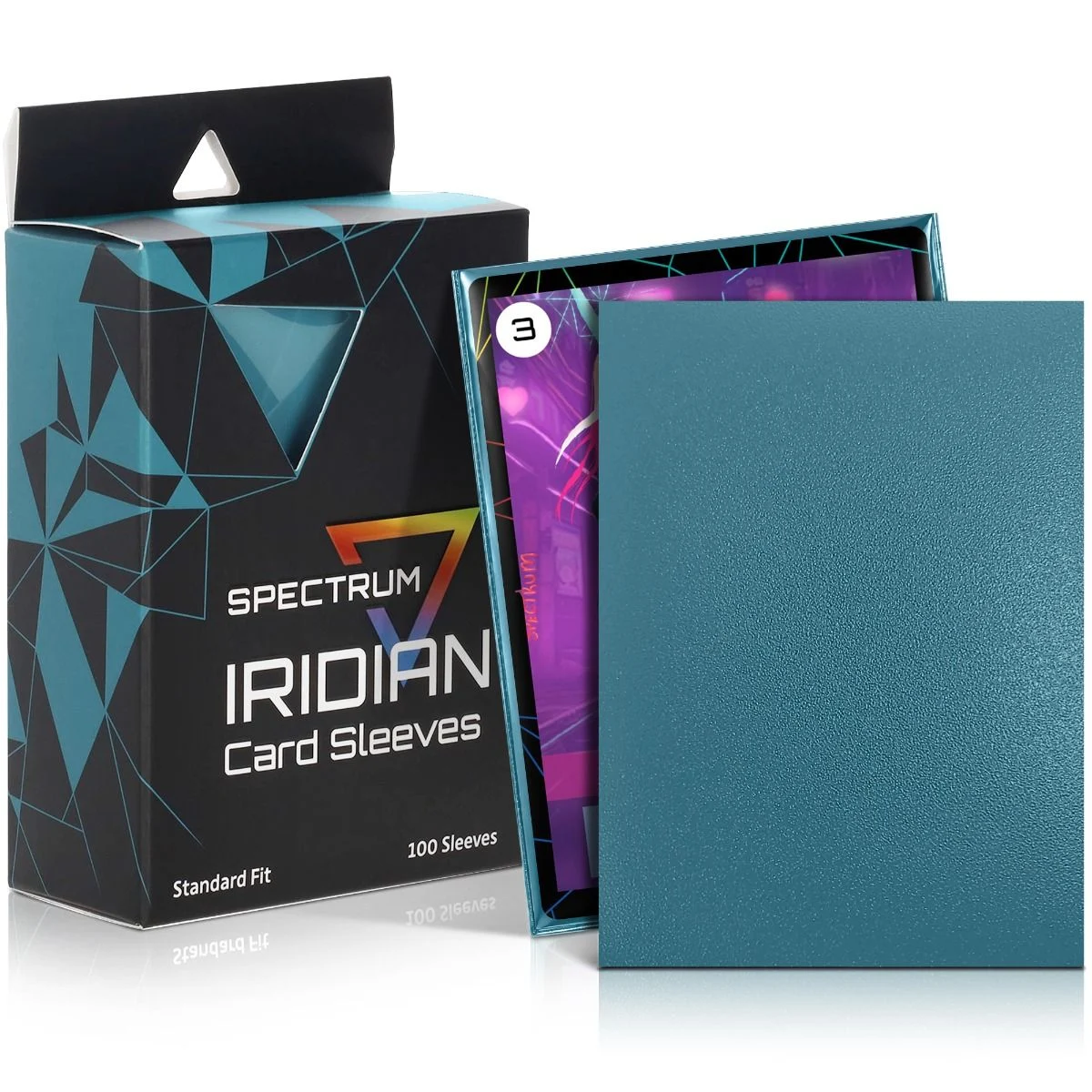 BCW Iridian™ Matte Sleeves 100ct - Petrol
