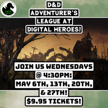 05/06/2026 4:30 PM D&D Adventurer's League: Steinhardt's Guide to the Eldritch Hunt Ticket