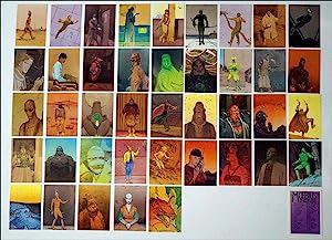 Moebius Collector cards 90 card complete set