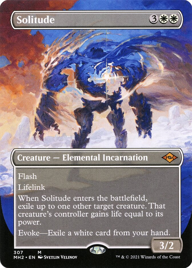 Solitude (Borderless) [Modern Horizons 2] Lightly Played