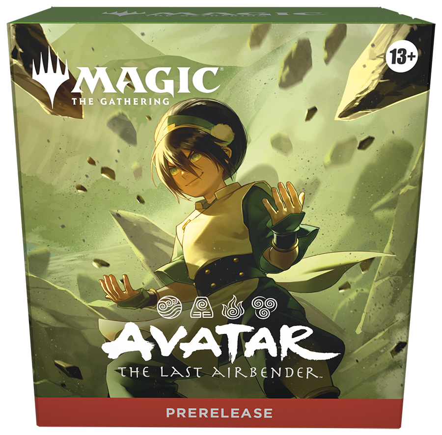 Magic MTG Avatar: The Last Airbender Prerelease Kit [Toph - Green]
