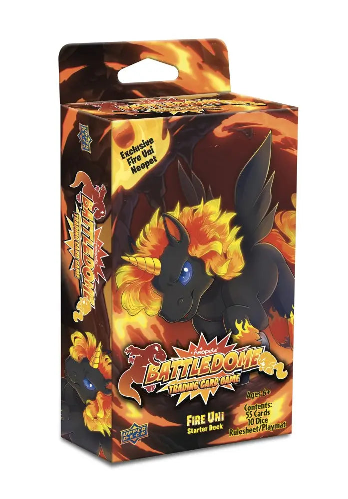 NEOPETS BATTLEDOME TCG FIRE UNI STARTER DECK
