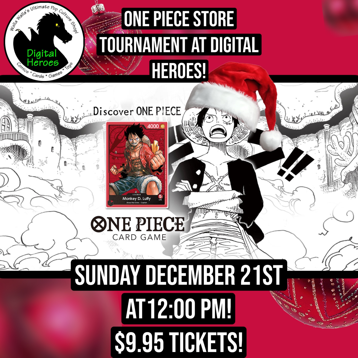12/21/2025 12:00 PM One Piece Store Tournament Ticket
