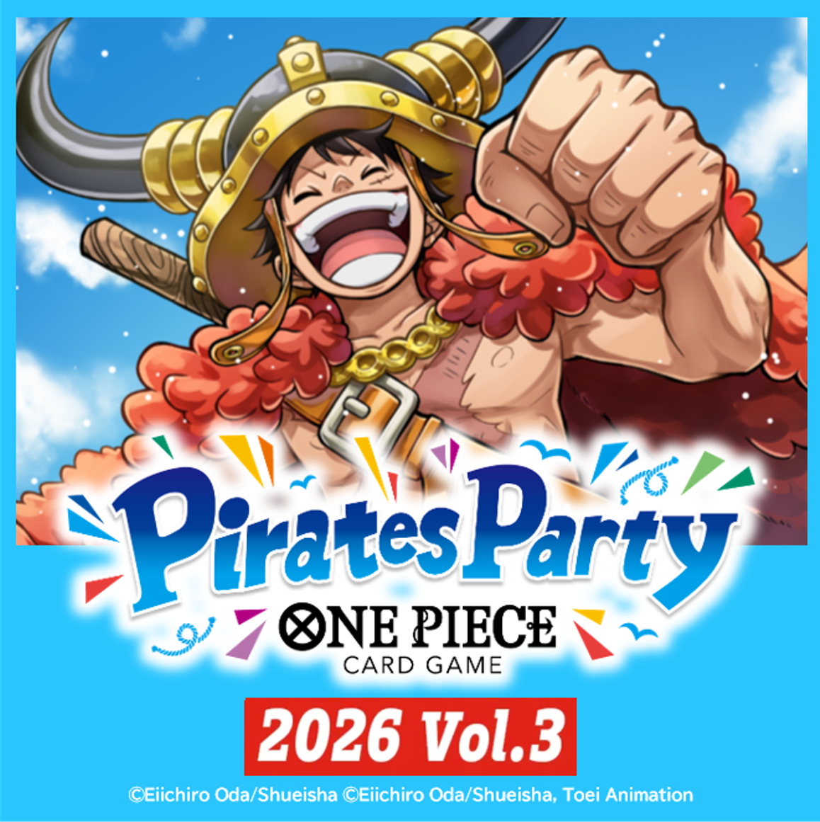 09/13/2026 12:00 PM ONE PIECE CARD GAME Pirates Party 2026 Vol.3 Event Ticket