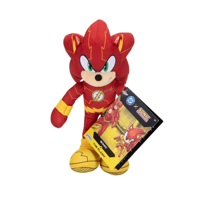 DC x Sonic the Hedgehog 9 inch Plush Sonic as the Flash