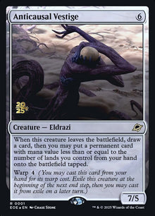 Magic MTG Anticausal Vestige [Edge of Eternities Promos] Near Mint Foil