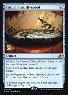 Magic MTG Thrumming Hivepool [Edge of Eternities Promos] Near Mint Foil