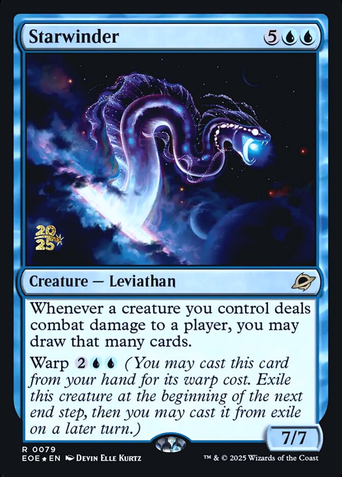 Magic MTG Starwinder [Edge of Eternities Promos] Near Mint Foil