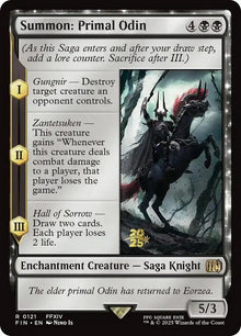 Magic MTG Summon: Primal Odin [Final Fantasy Promos] Near Mint