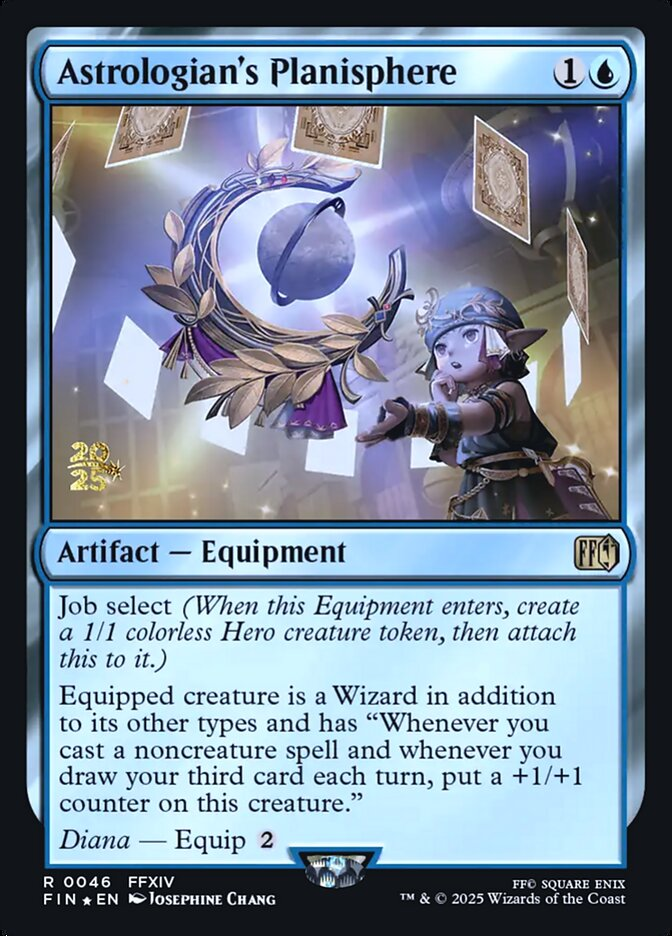 Magic MTG Astrologian's Planisphere [Final Fantasy Prerelease Promos] Near Mint