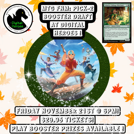 11/21/2025 MTG FNM: Pick-2 Booster Draft Event Ticket
