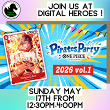 05/17/2026 12:30 PM ONE PIECE CARD GAME Pirates Party 2026 Vol.1 Event Ticket