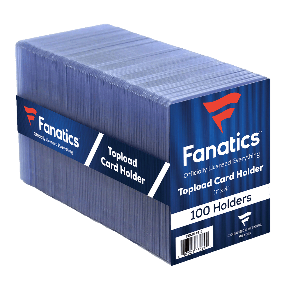 Fanatics 35pt 3x4 Top Loaders - 100 Count