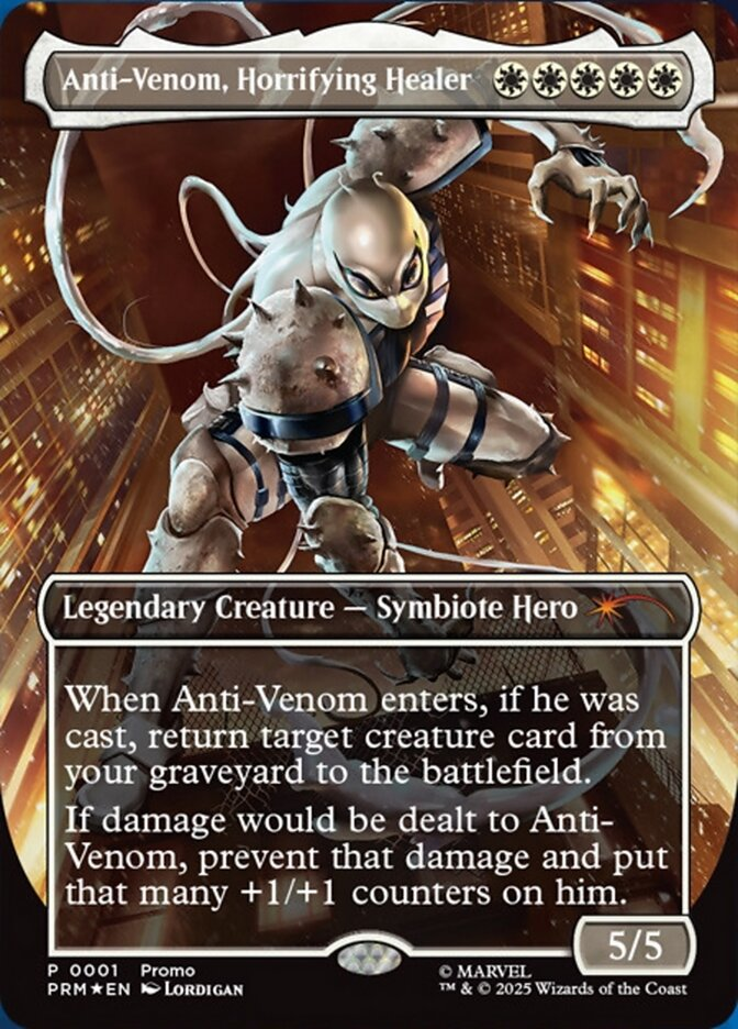 Magic MTG Anti-Venom, Horrifying Healer [Marvel Legends Series Inserts] Near Mint Foil Single