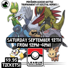 09/12/2026 12:00 PM Pokemon League Challenge Ticket