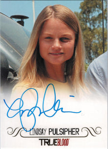 True Blood Premiere Edition Autograph Card by Lindsay Pulsipher (Full Bleed)