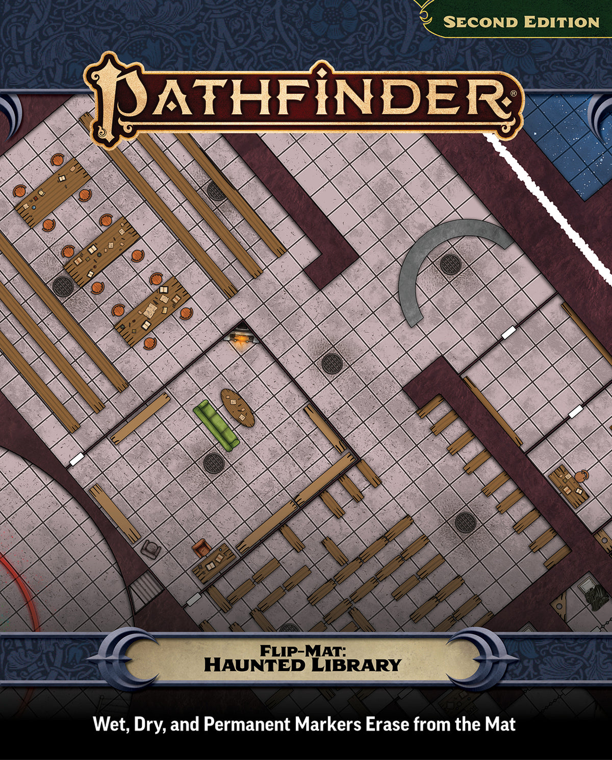 Pathfinder Flip-Mat: Haunted Library