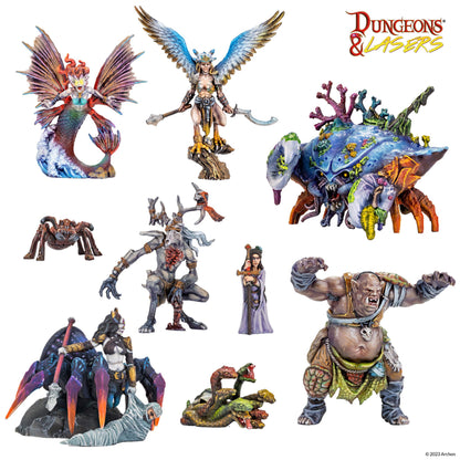 Dungeons & Lasers: Miniatures - Fantasy Miniatures Set