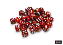 Chessex: 12mm d6 Festive™ Dice Set - Symphony/White