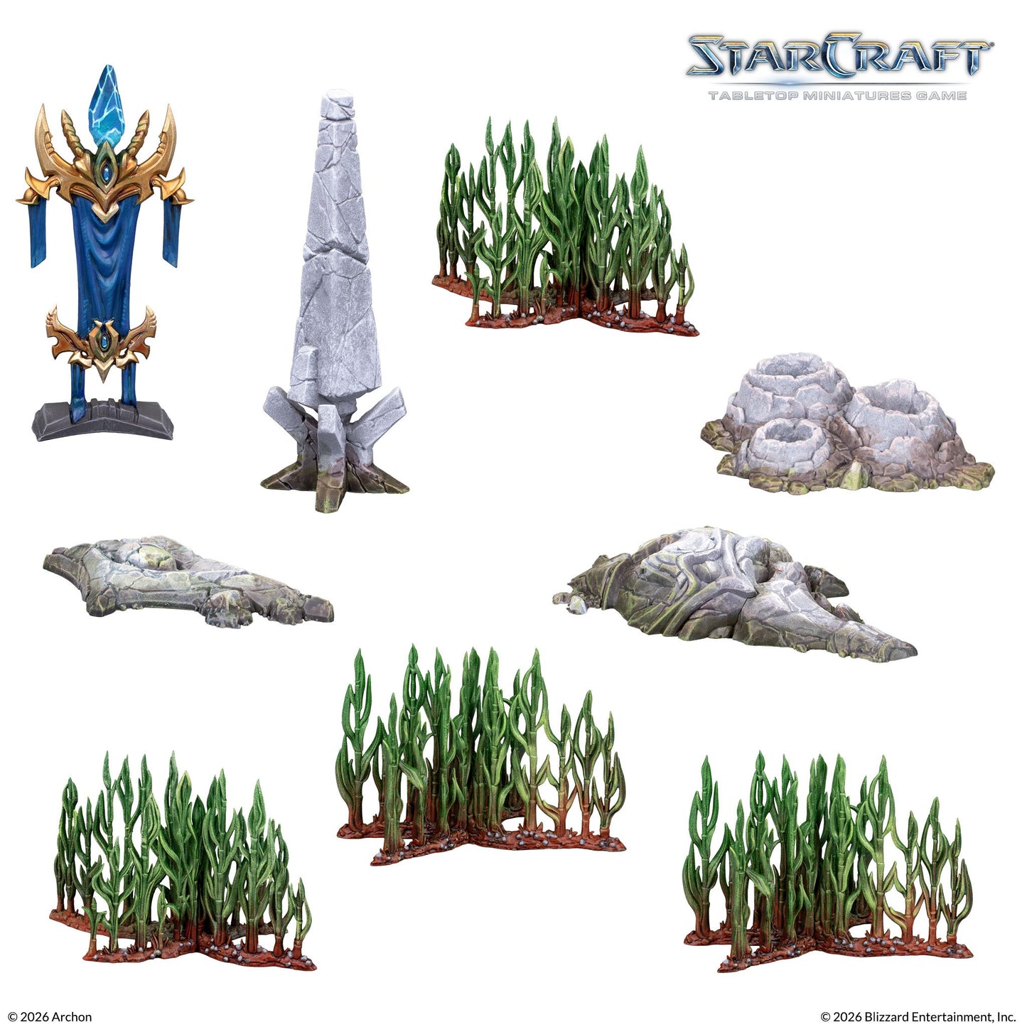 Starcraft Tabletop Miniatures Game: Terrain Expansion Set - Lost Temple