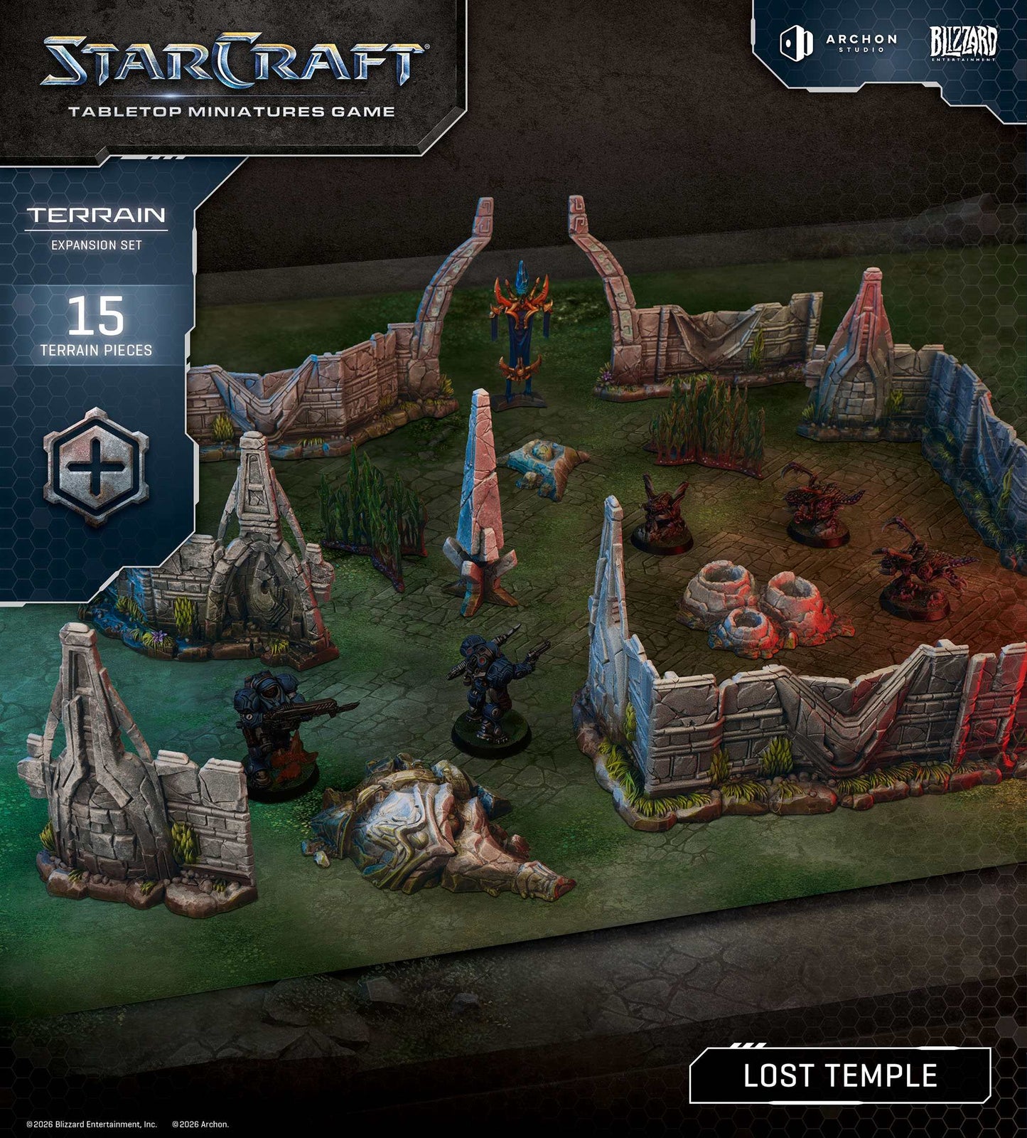 Starcraft Tabletop Miniatures Game: Terrain Expansion Set - Lost Temple