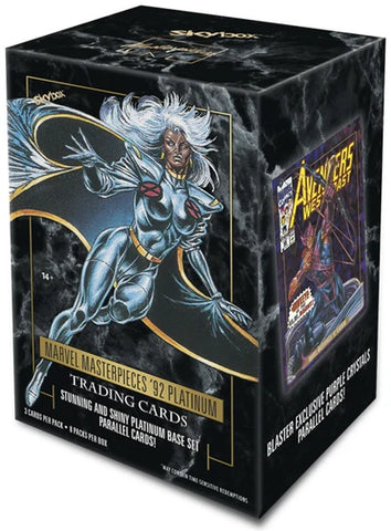 2024 UD Marvel Masterpieces 92 Platinum Blaster Box