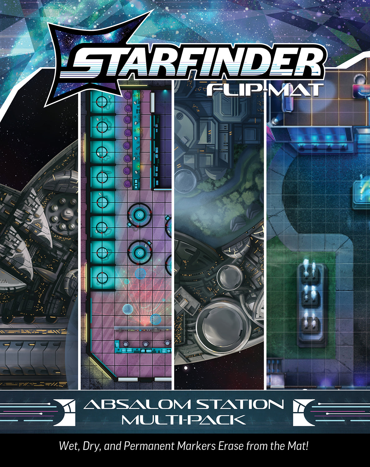 Starfinder Flip-Mat: Absalom Station Multi-Pack