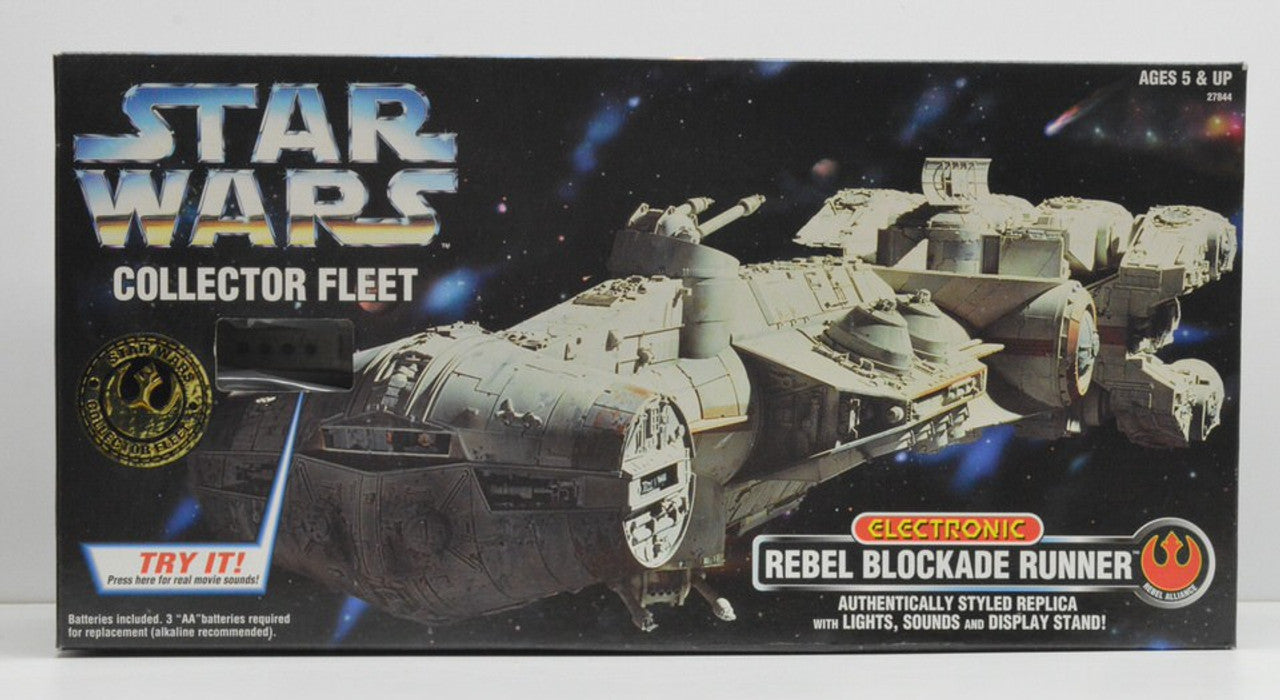 1996 Kenner Star Wars Collector Fleet Electronic Rebel Blockade Runner