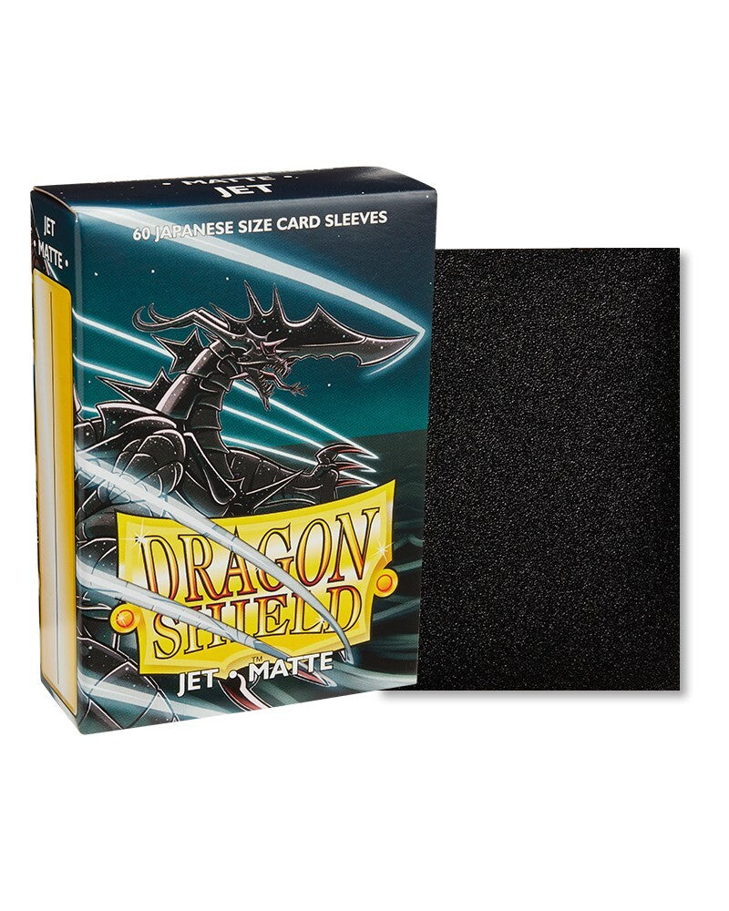 Dragon Shield Japanese Sized Matte Sleeves - Jet 60ct