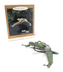 1994 Hallmark Keepsake Ornament Star Trek Klingon Bird of Prey With Flickering Lights (Used)