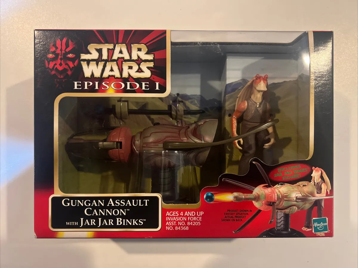 Star Wars Episode 1 Gungan Assualt Cannon with Jar Jar Binks