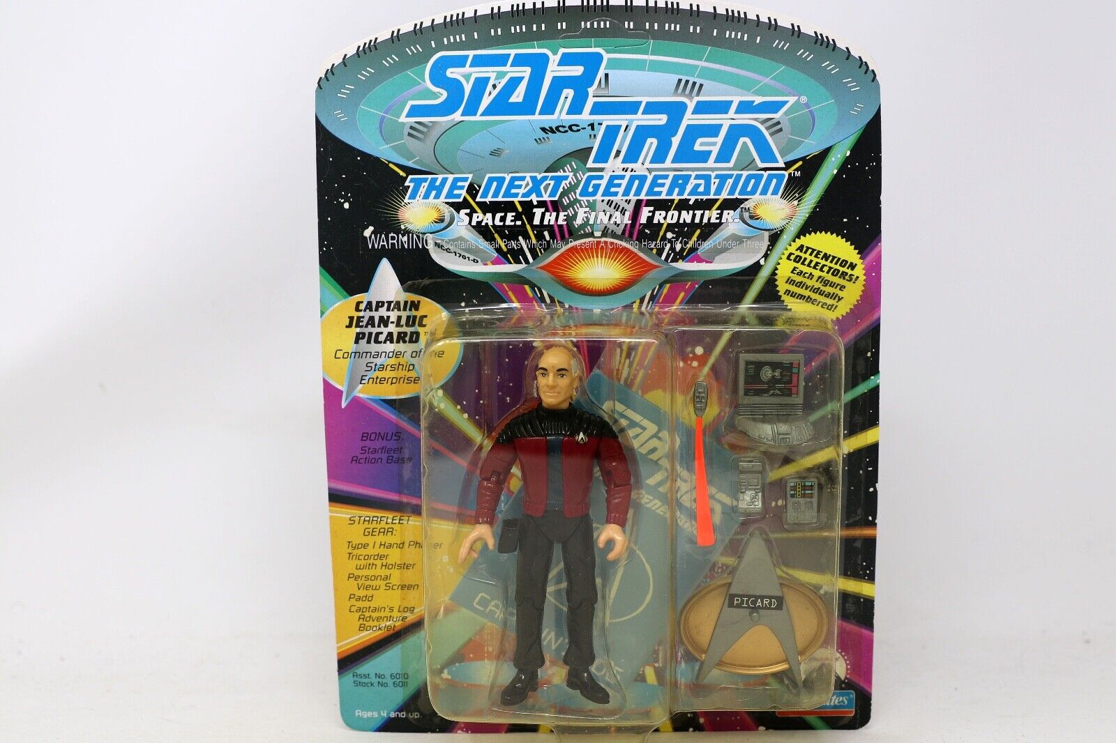 1993 Playmates Star Trek The Next Generation Captain Jean-Luc Picard Action Figure