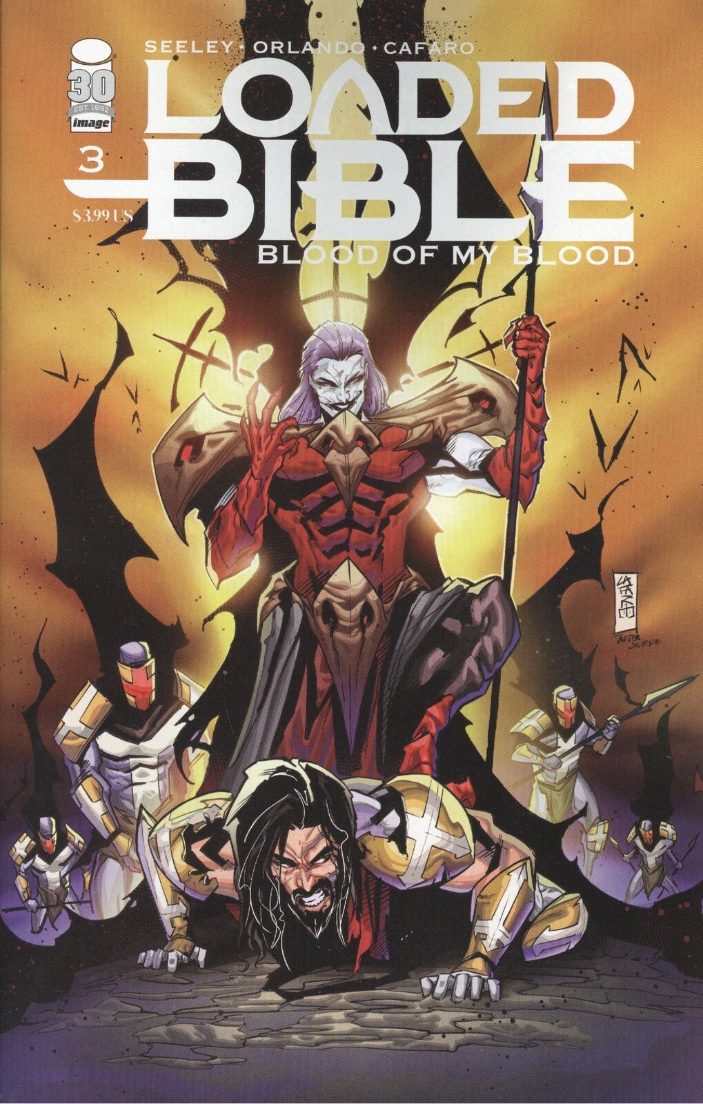 Loaded Bible Blood Of My Blood #3 (Of 6) Cover B Cafaro (Mature)