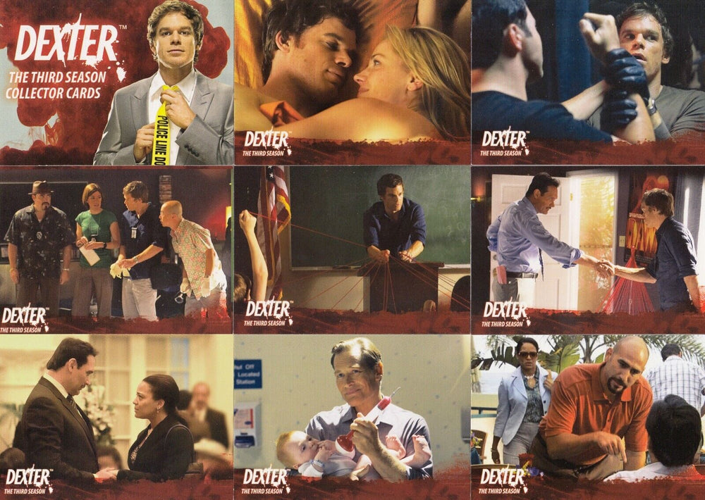 Dexter Season 3 Complete 72 Card Basic Set