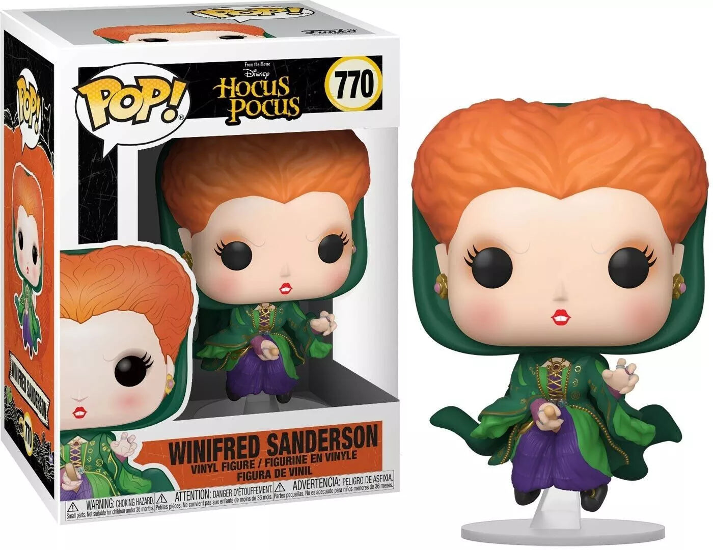 Pop Disney Hocus Pocus Winifred Flying Vinyl Figure