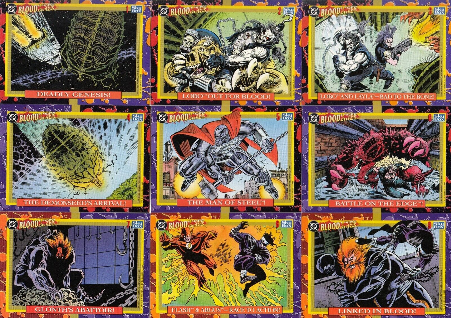 DC Bloodlines Complete 81 Card Basic Set