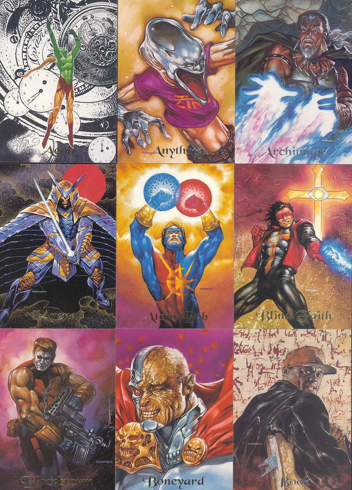 Ultraverse Master Edition Complete 90 Card Basic Set