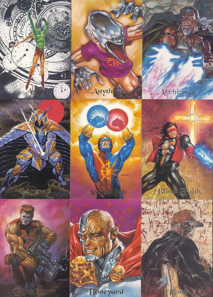 Ultraverse Master Edition Complete 90 Card Basic Set