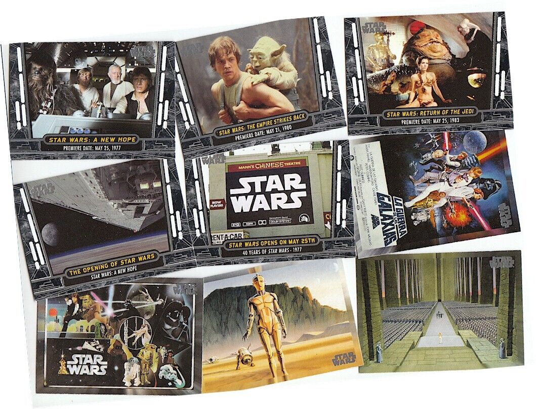2017 Topps Star Wars 40th Anniversary Complete 200 card set
