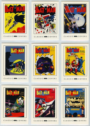 DC Batman Archives: Complete comic card base Set (Classic Covers)