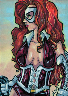 Women of Zorro 5finity 2013 Sketch Card by Lynne Anderson V1