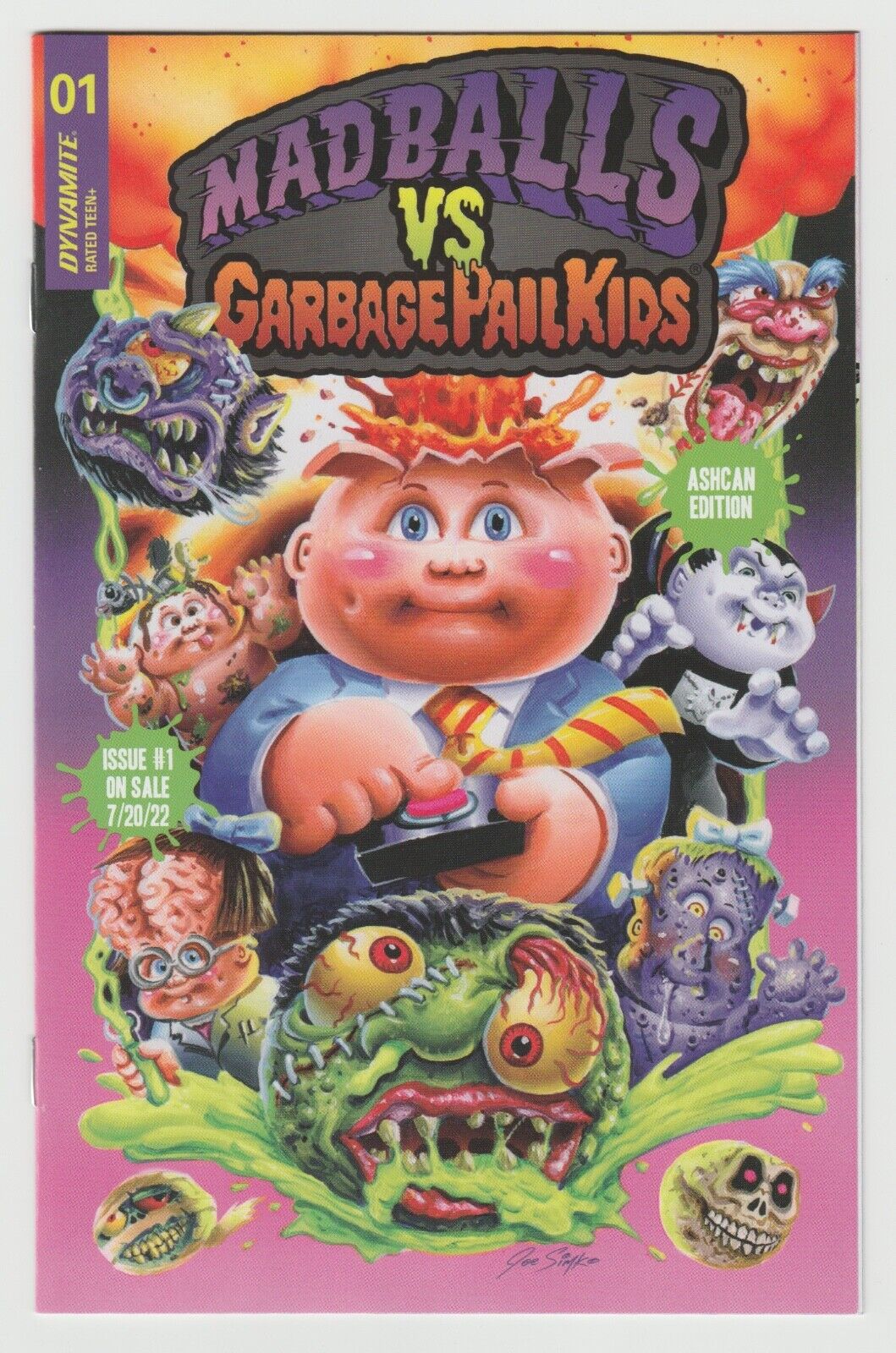 Madballs vs Garbage Pail Kids Ashcan