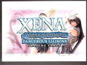 Xena: Warrior Princess Dangerous liaisons 72 card set