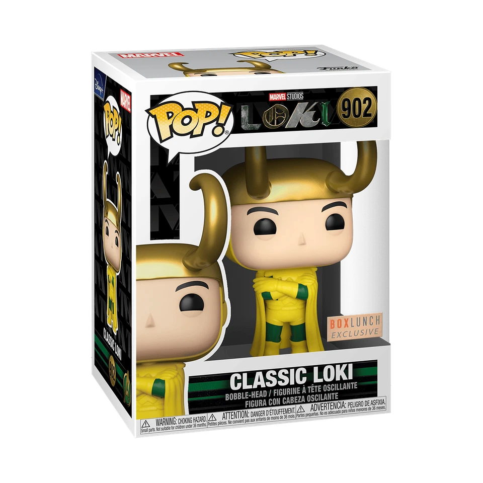 Funko POP Marvel Studios Classic Loki 902 Box Lunch Exclusive
